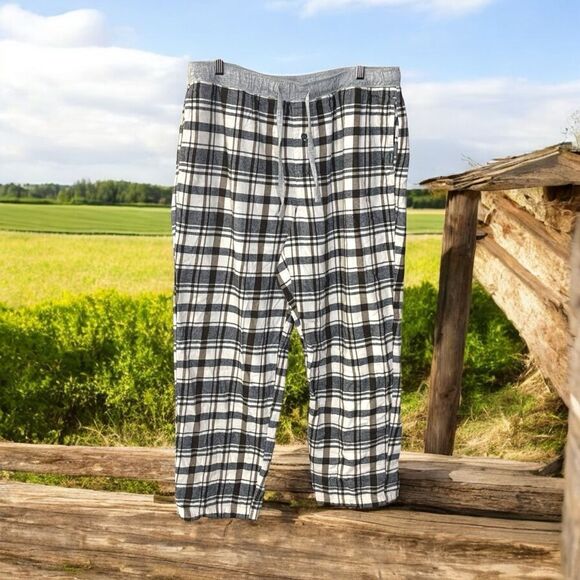 Eddie Bauer Gray pajama pants  Comfortable Sweatpants lounge men’s large - Picture 1 of 5